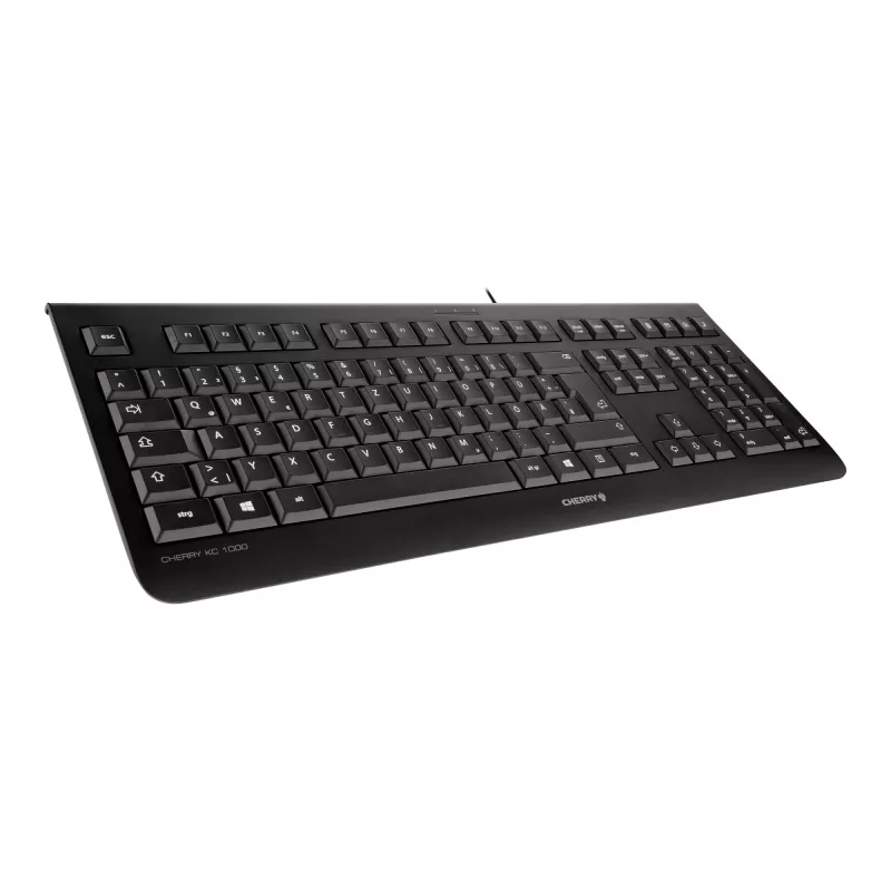 Cherry KC 1000 - klawiatura - nordycka - czarna