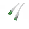 Patchcord Cat.7 S/FTP LSZH CU 2M szary, przetestowany Fluke