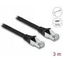Kabel sieciowy DeLOCK RJ45 Cat.6A S/FTP 3m Czarny