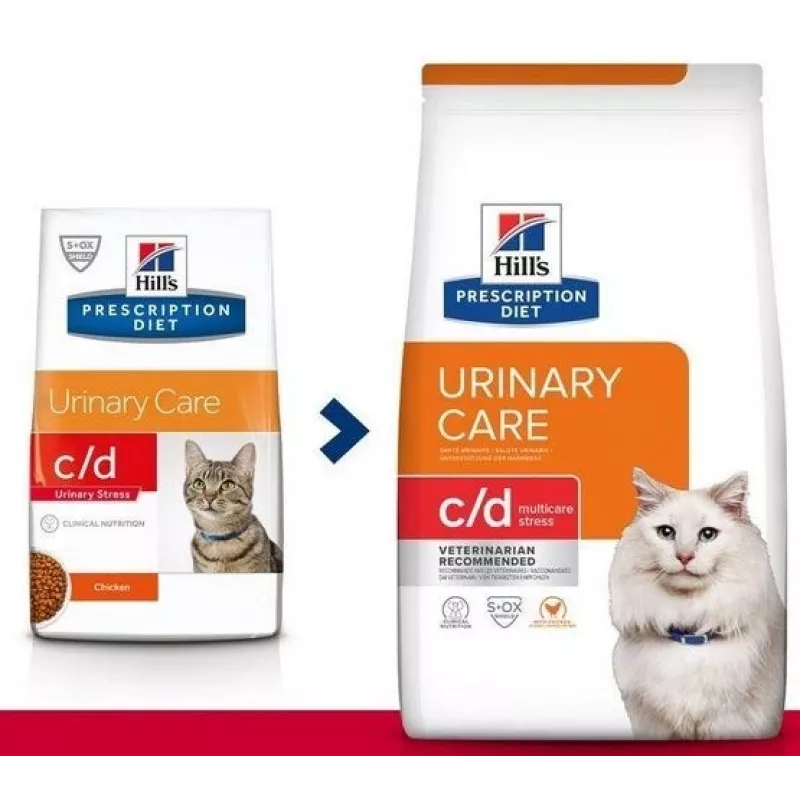 HILL'S PRESCRIPTION DIET Feline c/d Multicare Stress sucha karma dla kota Kurczak 8 kg