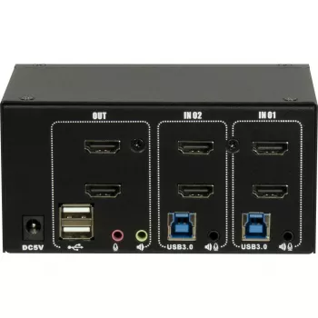 Przełącznik KVM Inter-Tech IPC AS-22HUS 2 porty USB