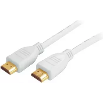 shiverpeaks BASIC-S HDMI Kabel, Wtyk A - Wtyk A, 1,5 m Pozłacane styki, dla jakości Full-HD (4096 x 2160 (BS77471-W)