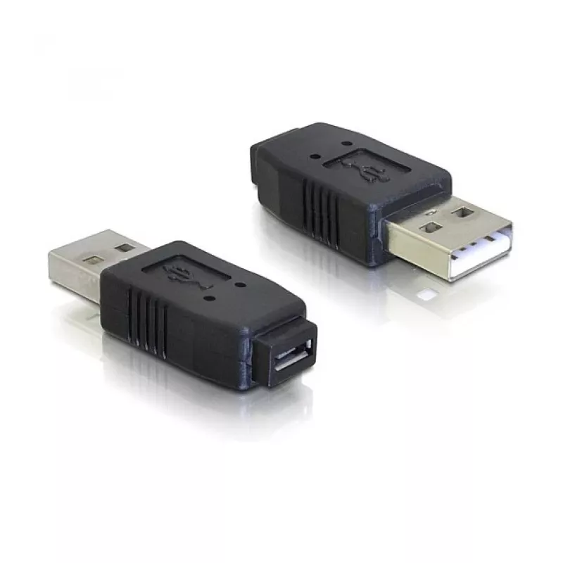 Adapter USB micro-A+B żeński na USB 2.0-A męski DeLOCK 65029