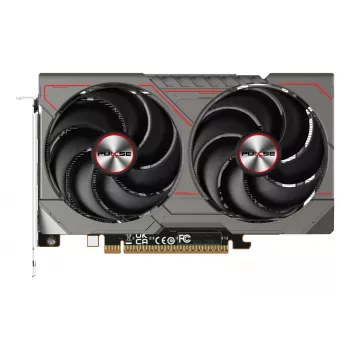 Karta graficzna Sapphire Radeon RX 9060 XT — 8 GB GDDR6, 128-bitowa, PCIe x16 5.0, chłodzenie z dwoma wentylatorami
