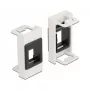 Uchwyt Keystone DeLOCK Easy 45 Moduł 22,5 x 45 mm biały czarny