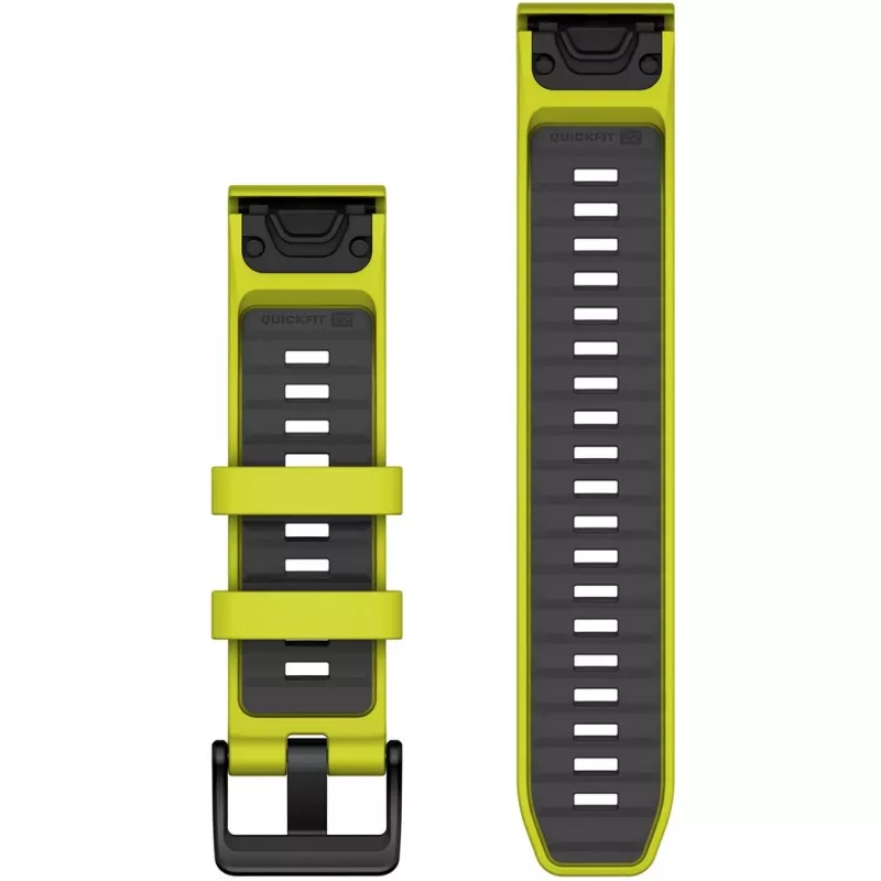 Pasek Garmin QuickFit 010-13392-08 Grafitowo-żółty