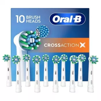 Wymienne główki szczoteczki Oral-B Pro CrossAction, 10 szt., białe