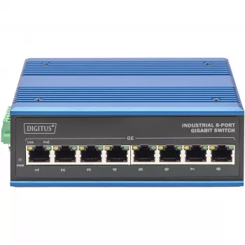 Niezarządzalny przełącznik Digitus DN-651121 8 portów Gigabit Ethernet PoE