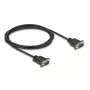 Kabel szeregowy DeLOCK RS-232 D-Sub9 męski na męski 2 m czarny