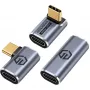 Adapter USB-C GrauGear G-AD-40G-3 — 40 Gb/s, aluminium, 3 szt.