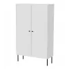 Gablota cama meble PALAZZO BIS 1000×390×1660 mm biały matowy