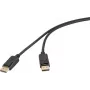 Wtyczka Renkforce DisplayPort Czarna RF-6830476 4K UHD (RF-6830476)