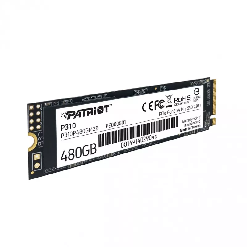 Dysk SSD Patriot Memory 480 GB M.2 PCI Express 3.0 NVMe P310