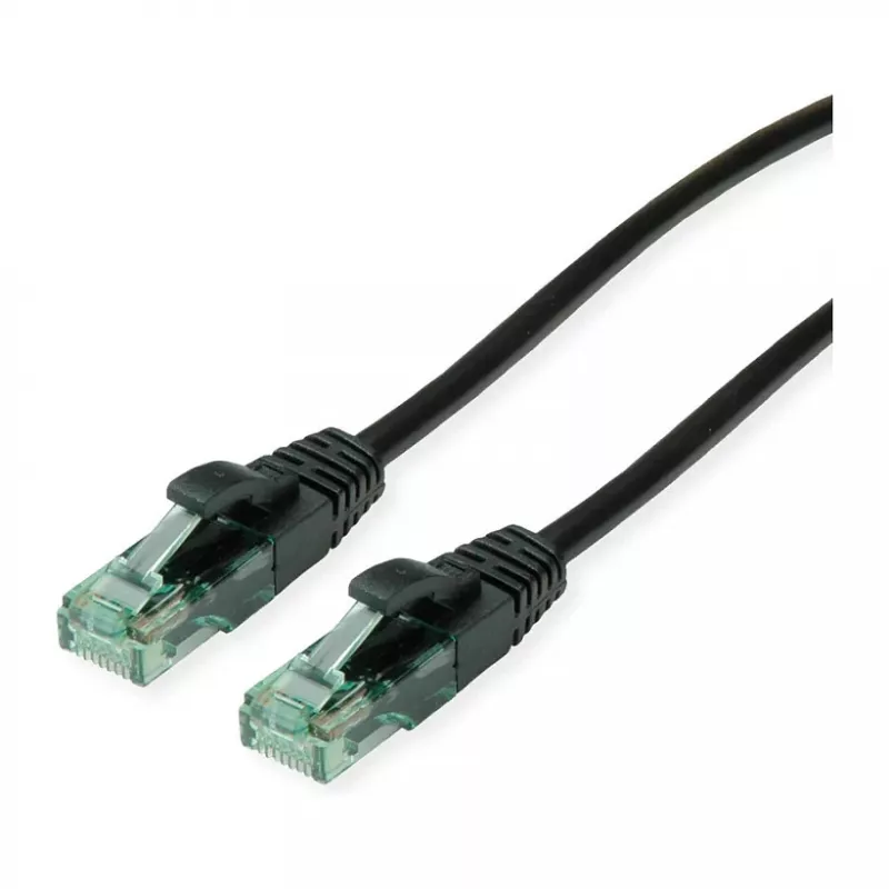 ROLINE RM kabel krosowy Cat.6A UTP, czarny, 0,5 m