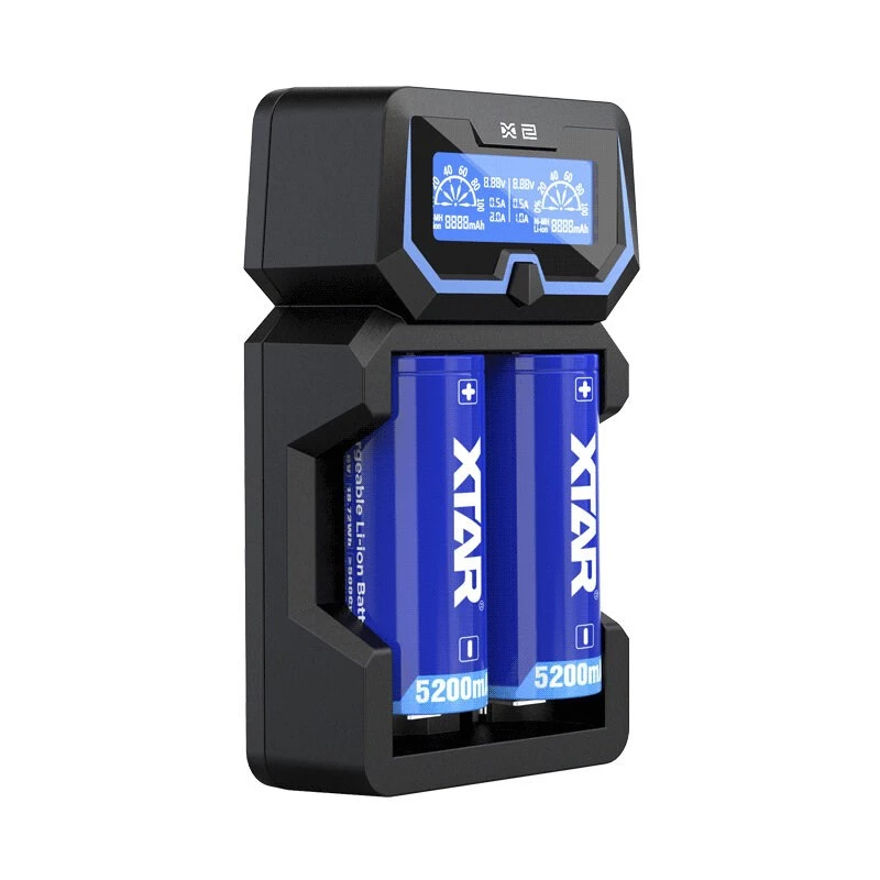 Ładowarka do akumulatorów XTAR X2 do Li-ion 18650