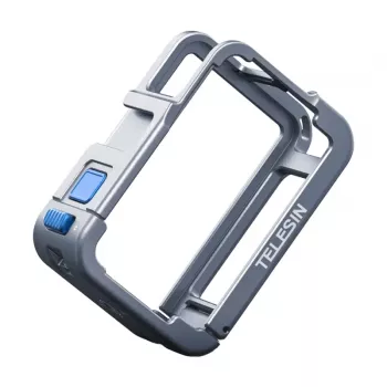 Ochronna metalowa obudowa Telesin do DJI Osmo Action 5 (niebieska)
