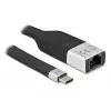 Płaski kabel taśmowy FPC DeLOCK 86936 USB Typu-C na Gigabit LAN 15 cm