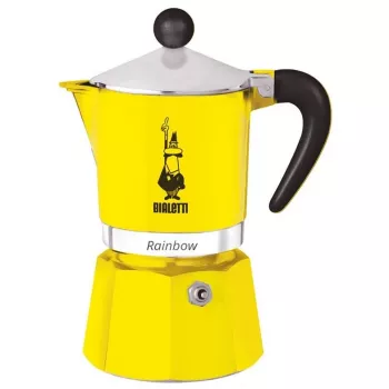 Ekspres do kawy Bialetti Rainbow 0,06 l aluminiowy termoplastyczny żółty