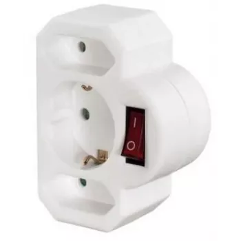 Hama 00108846 zasilacz wtyczkowy Typ F Uniwersalny Biały