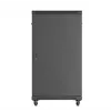 Szafa rack LANBERG FF01-6222-12B 22U 600x1200 mm czarna z przeszklonymi drzwiami przednimi i tylnymi