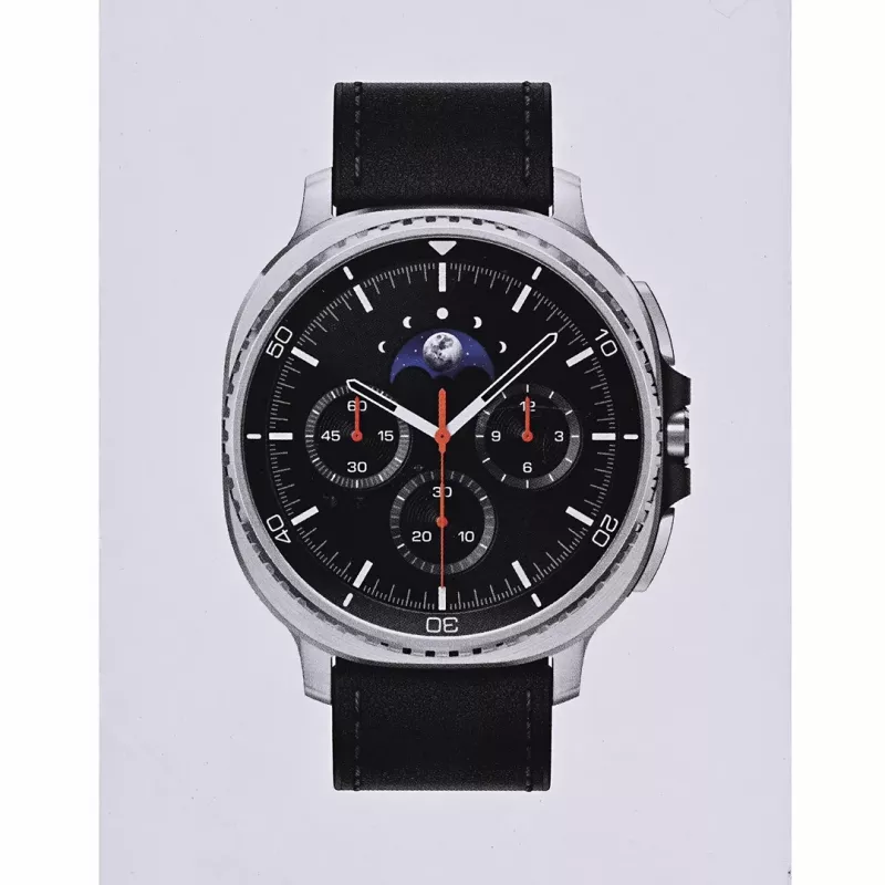 Samsung Galaxy Watch 8 Classic 3,3 cm (1,3 cala) AMOLED 46 mm Cyfrowy 438 x 438 pikseli Ekran dotykowy 4G Srebrny Wi-Fi GPS (satelitarny)