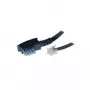S/CONN 6m TAE-N - RJ12 Czarny Transparent TC 70166 ShiverPeaks