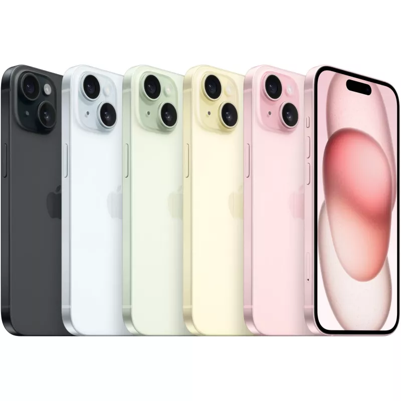 Apple iPhone 15 15,5 cm (6.1) Dual SIM iOS 17 5G USB Type-C 128 GB czarny
