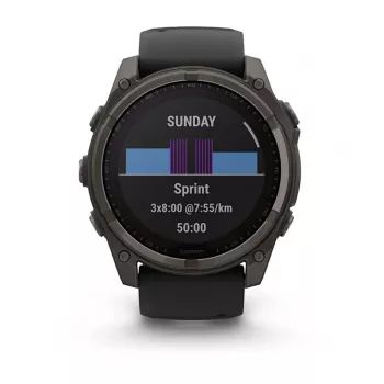 Garmin fenix 8 3,56 cm (1,4) 51 mm Cyfrowy 280 x 280 pikseli Ekran dotykowy Tytan Wi-Fi GPS (satelitarny)