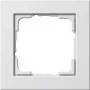 Płyta ścienna GIRA E2 Biała — termoplastyczna, bezśrubowa, 80,8×80,8×9,3 mm