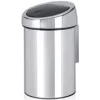 Kosz na odpady BRABANTIA Touch Bin 3 L Brilliant Steel model 36 39 62