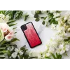 Etui na smartfona iKins do iPhone 11 Pro Max — różowe jezioro z czarnym wykończeniem