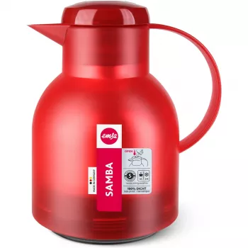 EMSA 504232 karafka/dzbanek/butelka Czerwony, Półprzezroczysty