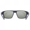 Wielosportowe okulary UVEX sportstyle 233 P — pełna oprawa, unisex, granatowe, 28 g