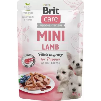 Mokra karma dla szczeniąt Brit Mini Puppy Lamb saszetka jednoporcjowa 85 g dla małych ras