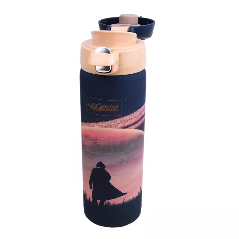 Kubek termiczny Maestro MR-1634-D 400 ml Space, izolowany pojemnik na napoje ze stali nierdzewnej