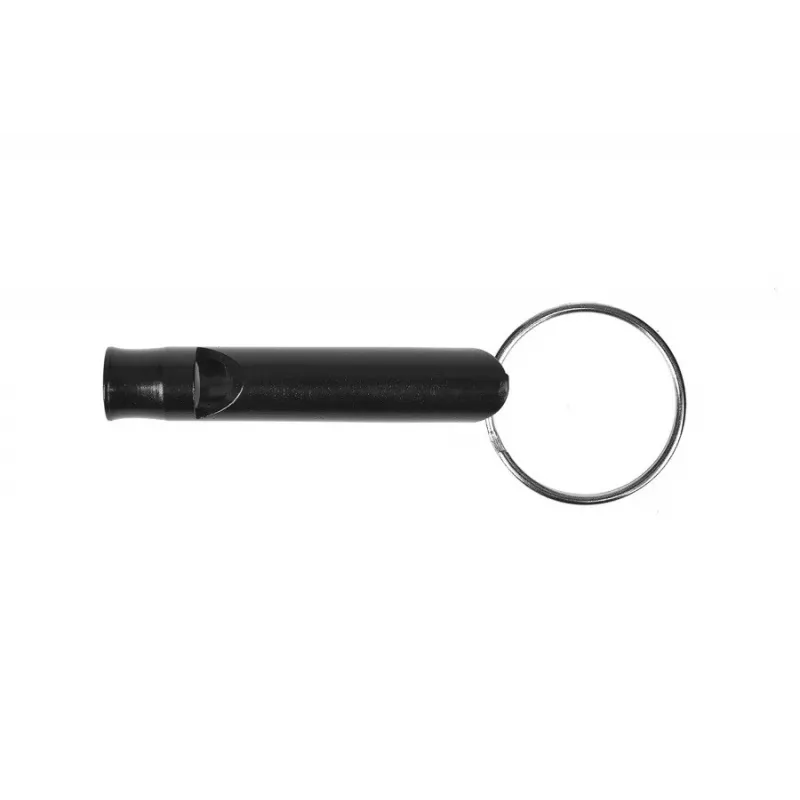 Gwizdek survivalowy GUARD YC-010-BL aluminiowy, czarny, długość 45 mm, średnica 8 mm