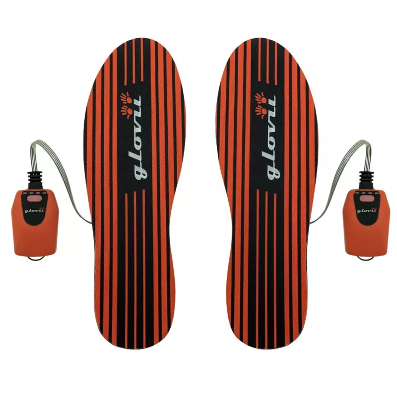 Wkładka grzewcza Glovii GW4U unisex, poliester 100%, rozmiar EU 36–48, czerwony/czarny, bateria litowo-jonowa