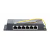 PoE Injector Extralink Gigabit 6 Port 6x 1000Mb/s RJ45