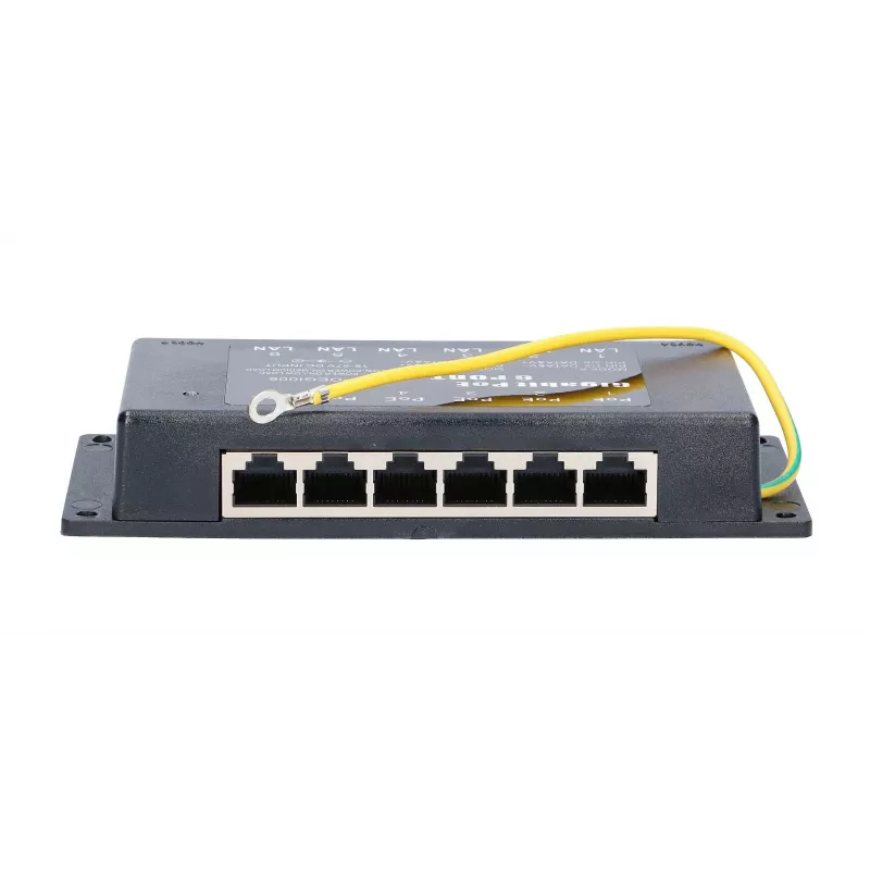 PoE Injector Extralink Gigabit 6 Port 6x 1000Mb/s RJ45