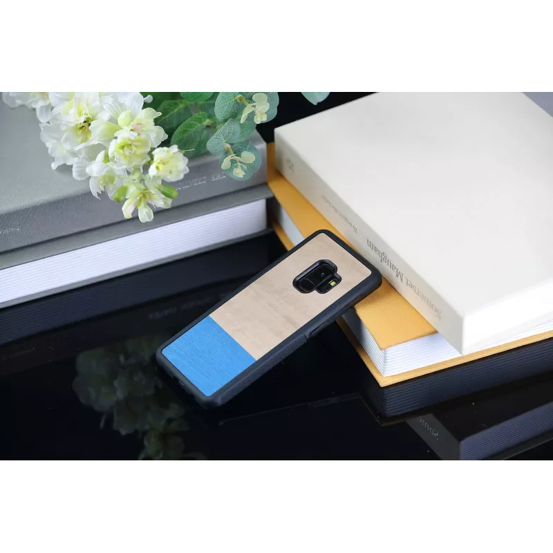Etui na telefon man and wood do Samsung Galaxy S9 — dove Czarny, ochronna twarda obudowa