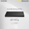 Przenośny Power Bank Nitecore NB10000 — 10000 mAh, USB-A + USB-C, łączna moc wyjściowa 38 W, szary
