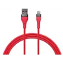 Kabel USB A-Lightning 1m Czerwony