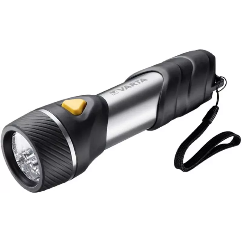 Latarka ręczna Varta Day Light Multi LED F30 Czarna Srebrna Żółta