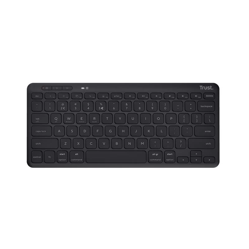 Klawiatura Trust Lyra uniwersalna RF Wireless + Bluetooth QWERTY US English czarna