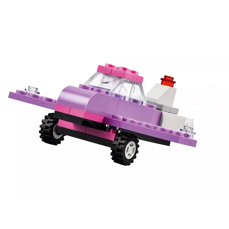LEGO Classic Kreatywne Pojazdy Kolorowy Zestaw Modeli Samochodów Zawierający Zabawkę Radiowozu Policyjnego i 11023 Classic Zielona Płyta Podstawowa Kwadratowa 32x32 Wypustki Trawnik Budowlany