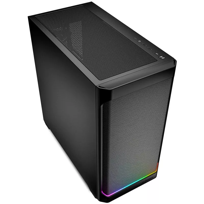 Sharkoon MK4 RGB Strip Micro Tower Czarny