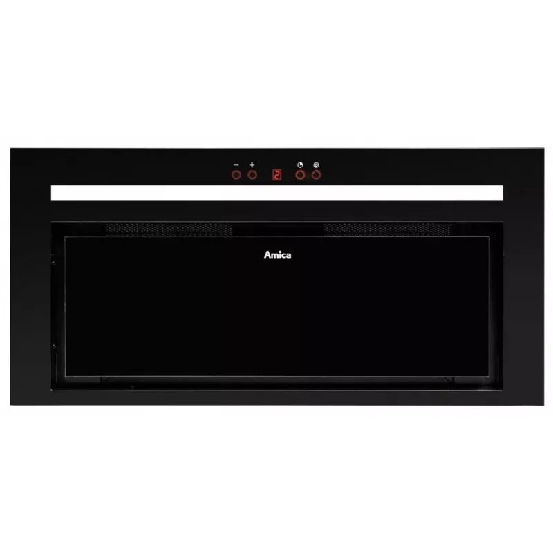 Okap do zabudowy AMICA OMC6451B HC — filtr węglowy, hałas 65 dB, klasa energetyczna A