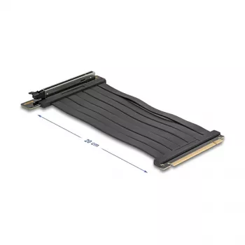 Karta rozszerzająca PCI Express 5.0 x16 DELOCK 81289, gniazdo x16, kabel 20 cm