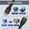 Kabel HDMI 2.1 QOLTEC 5 m — 48 Gbit/s, 8K@60Hz, 26AWG, pozłacane złącza