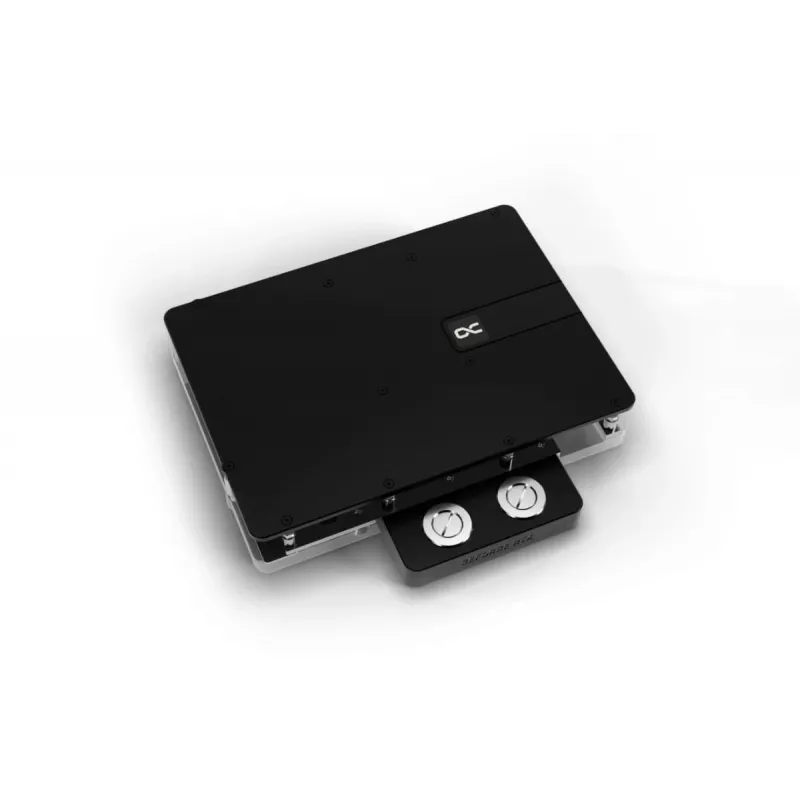 Backplate Alphacool 10265 Akryl Aluminium Chrom Miedź Nylon Czarny 161 mm